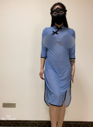 超人气骚话御姐-优优-新原版 酸奶民国旗袍(1V,1.62G)